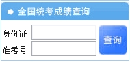 2012年上半年重庆心理咨询师考试成绩查询入口